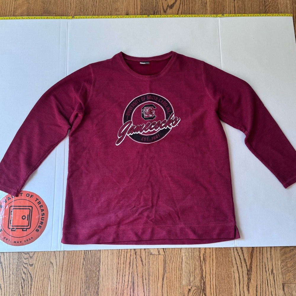 Knights Apparel size‎ large 12-14 USC Gamecocks long sleeve maroon shirt